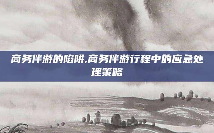 黄山商务伴游的陷阱,商务伴游行程中的应急处理策略